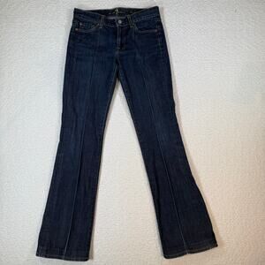7 For All Mankind womens BootCut Size 27. U075080u-080u dark wash